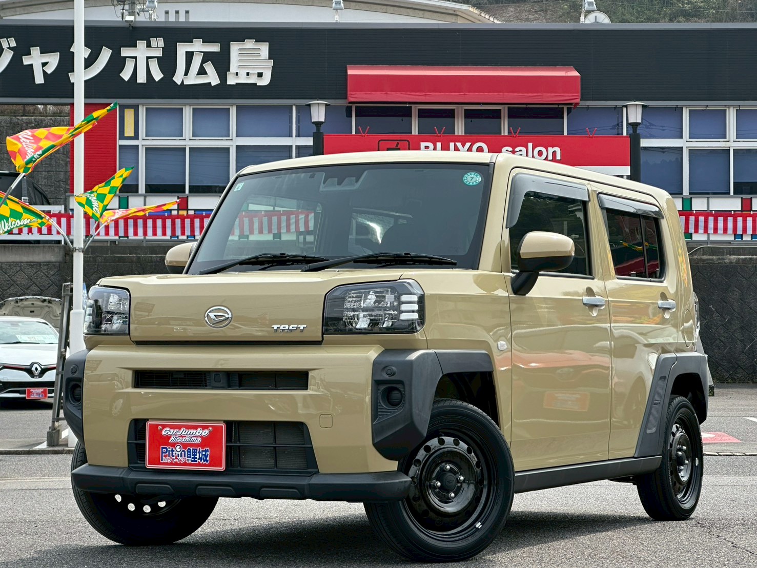 R３年式　ダイハツタフト　X　660CC　AT　NO:0051839※LEDヘッドライト・スマートアシスト・電動パーキングブレーキ・ガラスルーフ・ETC・オートライト・オートエアコン・ガラスルーフ・ISOFIX・キーレスプッシュスタート・スマートキー・デュアルエアバッグ・カーテンエアバッグ・サイドエアバッグ・ABS【246】