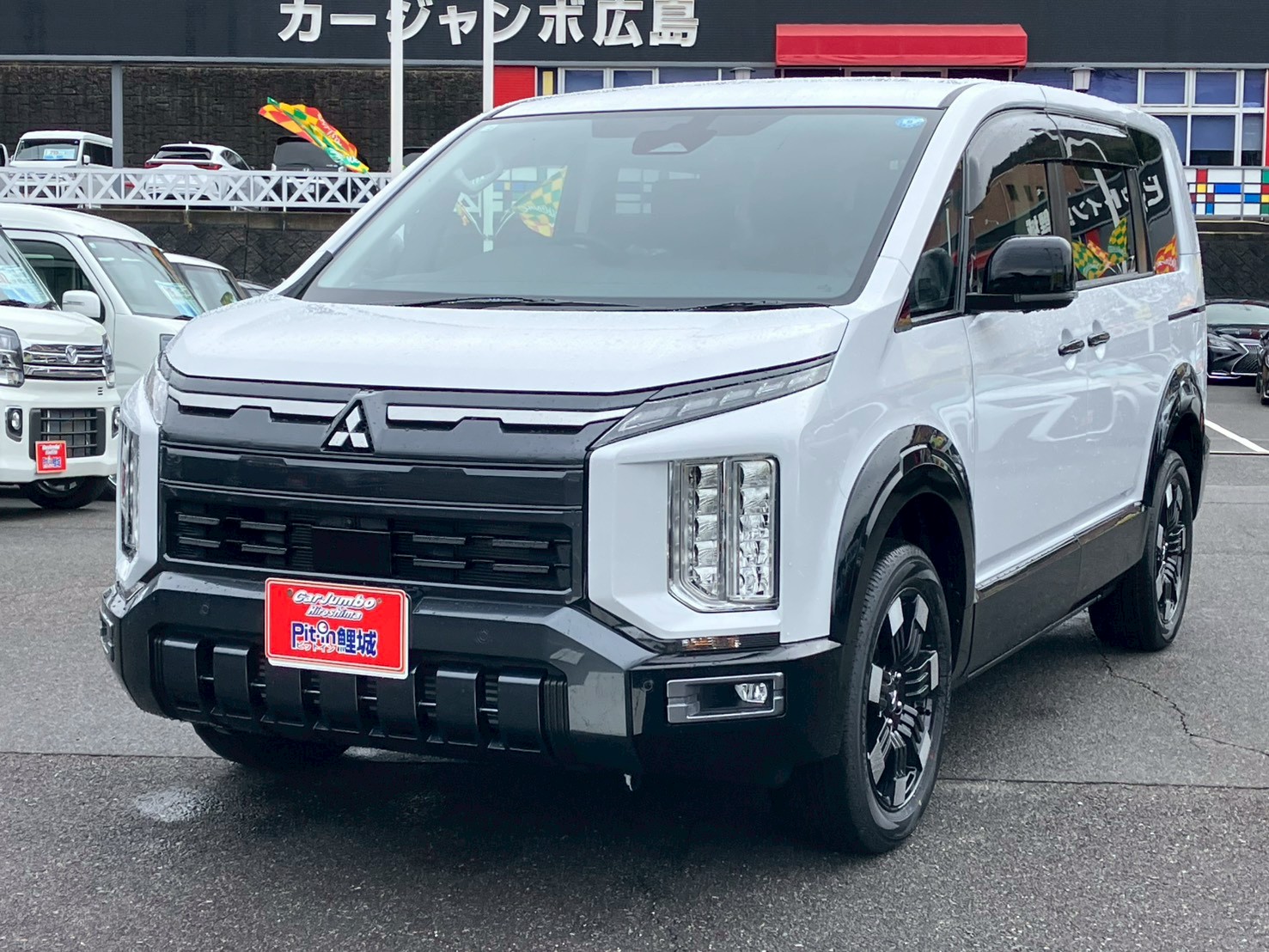 R8年式　三菱　デリカD:5　P　2200ｃｃ　登録済み未使用車　アラウンドビューモニター　オートステップ　両側パワースライドドア　パワーバックドア　ハンドルヒーター　純正アルミホイール　ステアリングスイッチ　【6001922】　235