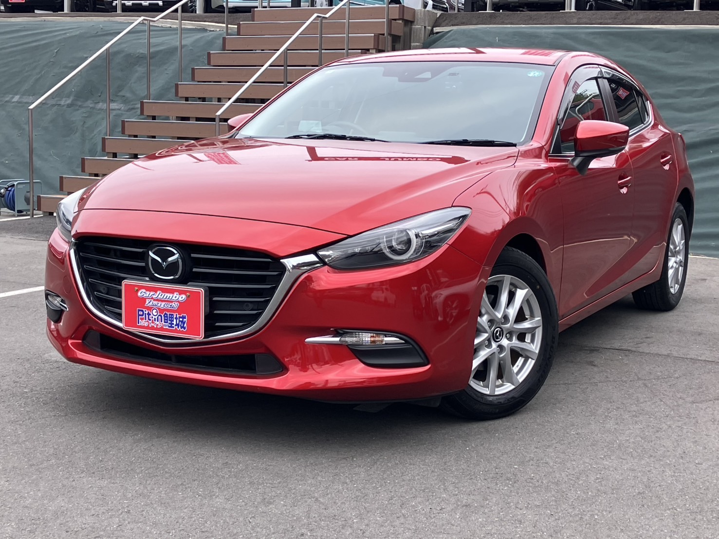 H29年式　マツダ　アクセラスポーツ　15Sプロアクティブ　純正ナビ　フルセグTV　ヘッドアップディスプレイ　クルコン　ETC　ドライブレコーダー　【60,000㎞】　406238