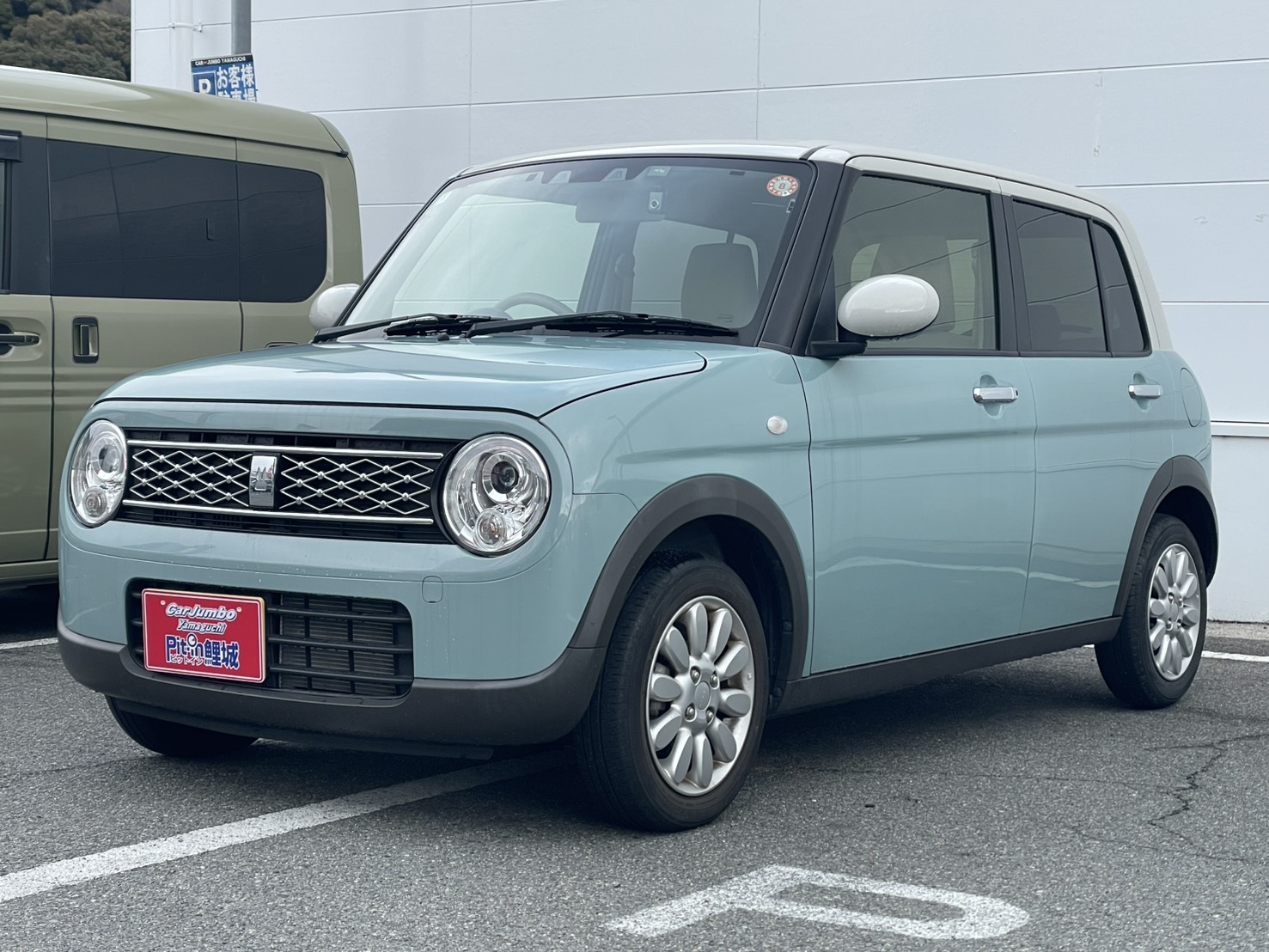 【朝田店展示】R4年式 スズキ アルトラパン X 社外ナビ バックモニター LEDヘッドライト スマートキープッシュスタート ドライブレコーダー前 【9,500㎞】 26-0387