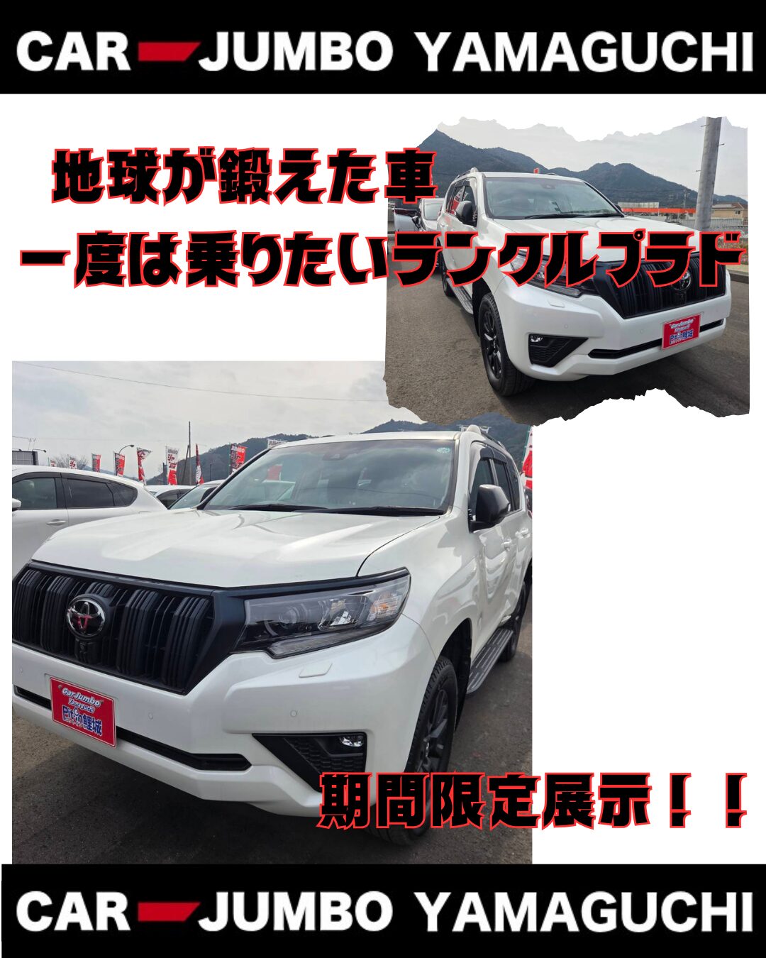 一度は乗りたいランクルプラド👍