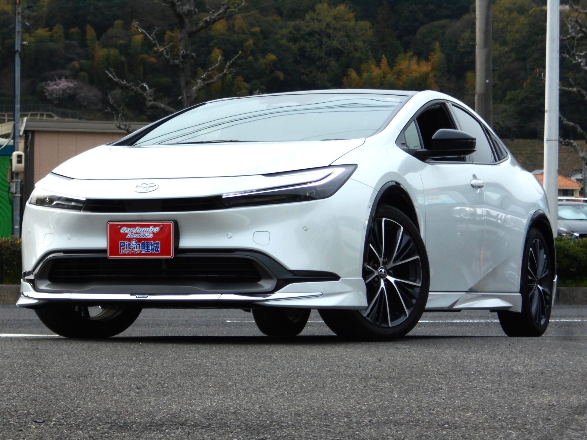 R6年プリウス Z モデリスタエアロ 黒レザー Wサンルーフ (4090215)12.3ディスプレイオーディオ 走行12000km