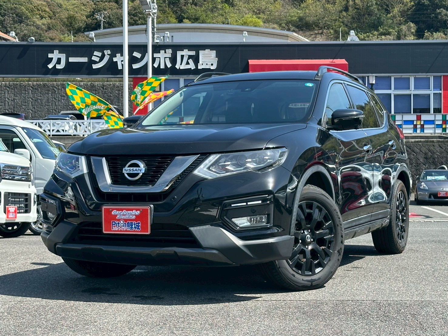 H29/6　エクストレイル　２０ＸエクストリーマーＸ　4ＷＤ　７人乗り　ガラスルーフ　ルーフレール　ヘッドライトＬＥＤ　純正１８インチアルミ　フルセグ　アラウンドビューモニター　インテリジェンスミラー　