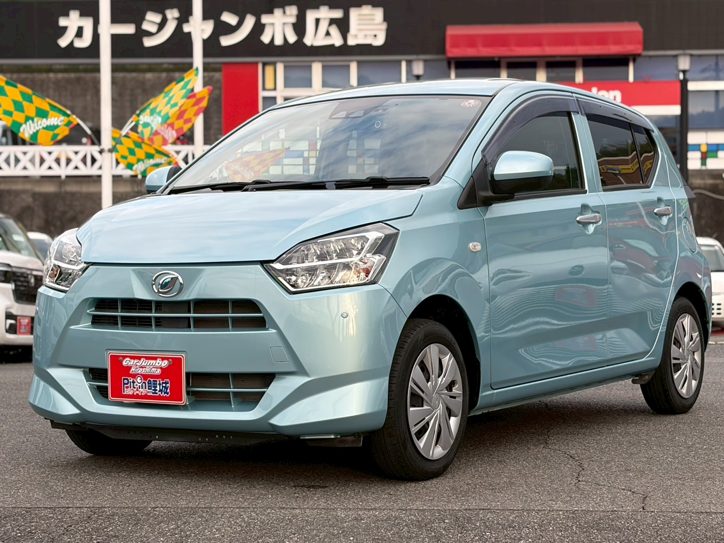 H30　ダイハツ　ミライース　XリミテッドSAⅢ　電動格納ドアミラー　社外ナビ　バックカメラ　ワンセグテレビ　Bluetooth　純正14インチスチールホイール　キーレス　LEDヘッドライト　前後ドライブレコーダー　コーナーセンサー　衝突軽減装置　横滑り防止装置【249】【0135069】