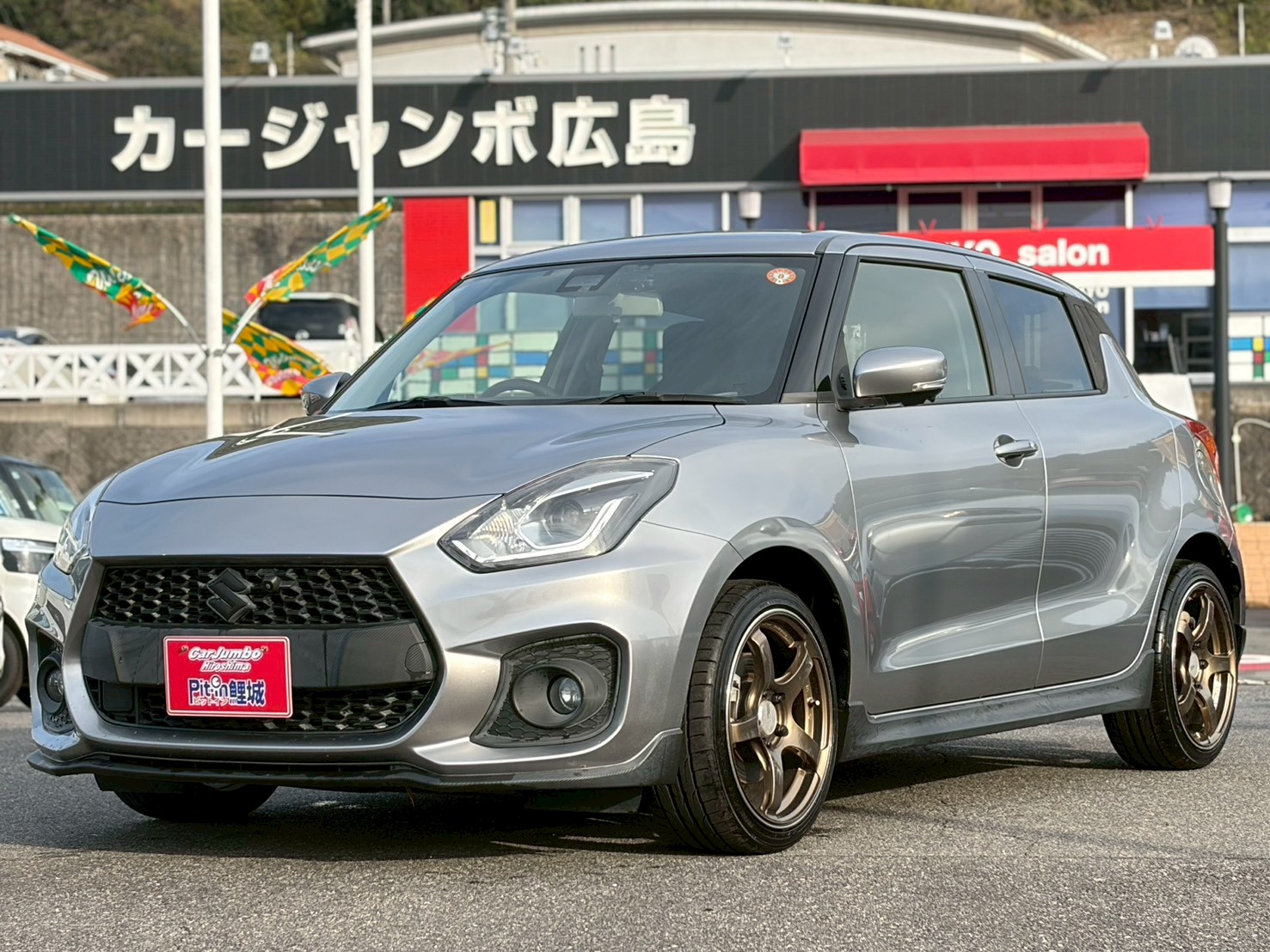 R2　スズキ　スイフトスポーツ　純正ナビ　フルセグテレビ　Bluetooth　CD再生　DVD再生　ETC　全方位カメラ　LEDヘッドライト　社外17インチアルミホイール　電動格納ドアミラー　クルーズコントロール　6速マニュアル　運転席シートヒーター【249】【131712】