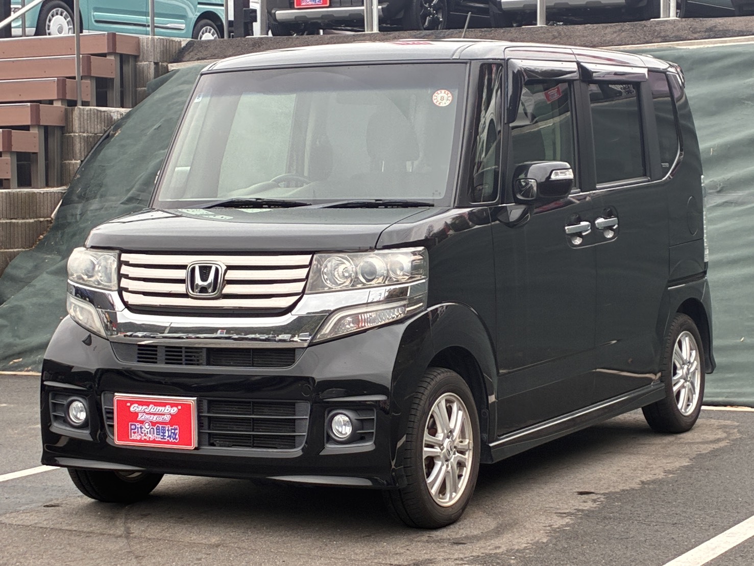 H24年式　ホンダ　NBOXカスタム　G_Lパッケージ　純正ナビ　TV　Bluetooth対応　ETC　左側電動スライドドア　HIDヘッドライト　【53,700km】1065414