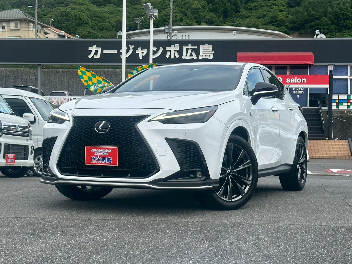 R5/5 レクサス NX 350hFスポーツ 純正ナビ フルセグ デジタルインナーミラー ムーンルーフ 寒冷地仕様 オレンジキャリパー 後席コンセント パノラミックビューモニター 赤黒本革シート メモリー付きパワーシート 20インチアルミ