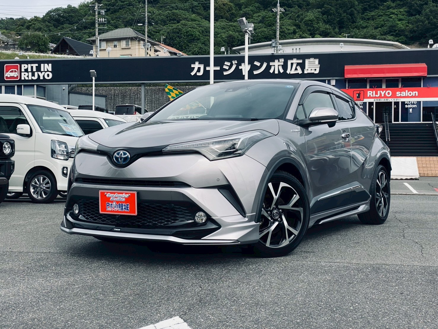 H29年式 トヨタ C-HRハイブリッド G 純正9インチナビ/フルセグTV/ETC2.0/モデリスタフルエアロ/ブラウンハーフレザーシート/足元イルミ/前後ドラレコ/BSM/バックカメラ/純正18インチAW/アダプティブクルーズコントロール【234】【2023541】