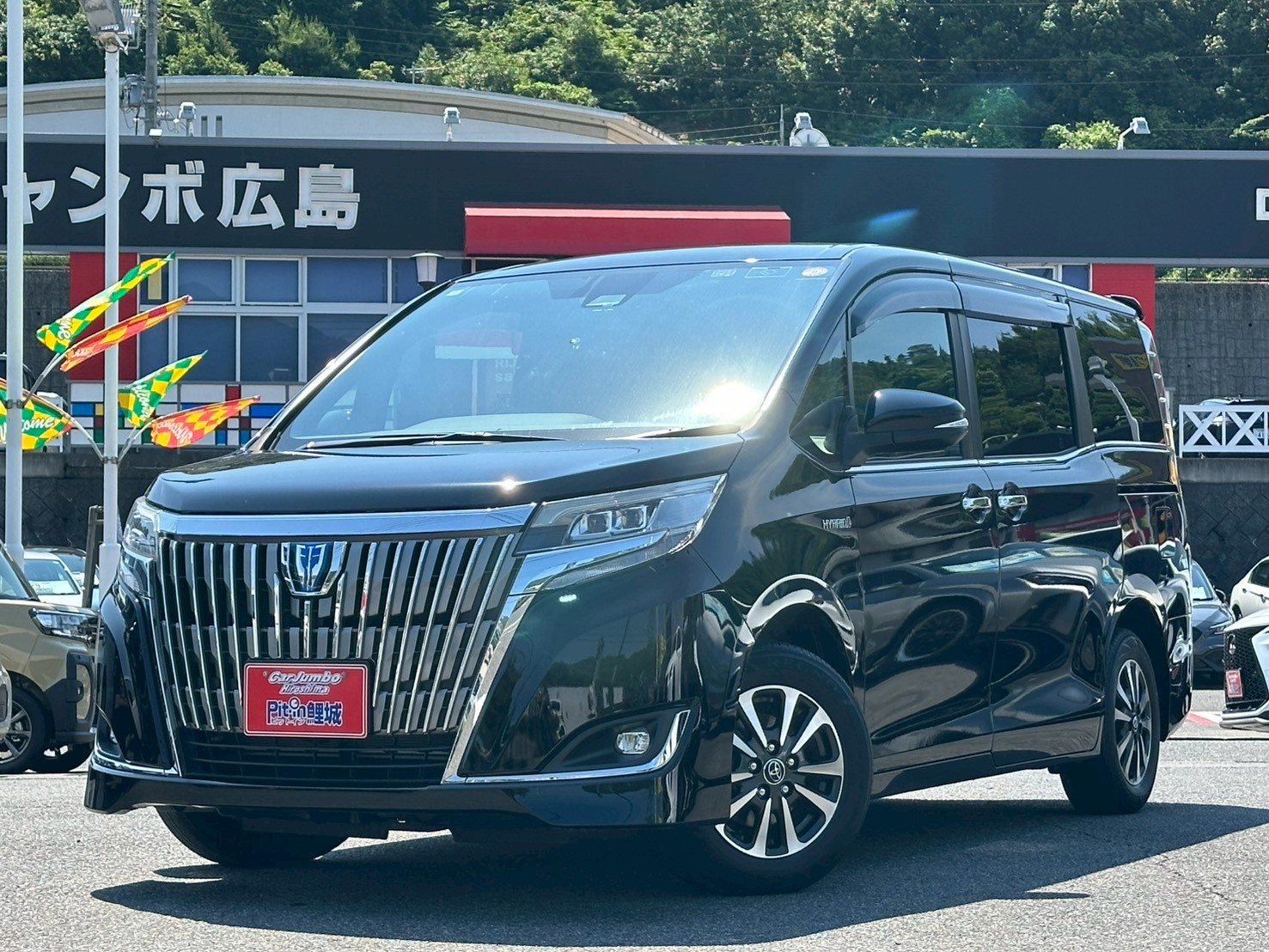 H３０年式　トヨタ　エスクァイア　ハイブリッドGi 　1800CC　AT　NO：0351439※LEDヘッドライト・LEDフォグライト・両側電動スライドドア・ビルトインETC・デュアルエアバッグ・ABS・アルパイン１１インチナビ・アルパイン後席モニター・純正アルミ・ミラーウィンカー・プライバシーガラス・キーレスプッシュスタート・スマートキー・HDMI端子・USBソケット・シートヒーター・リアテーブル・リアサンシェード・リアワイパー・バックモニター【246】