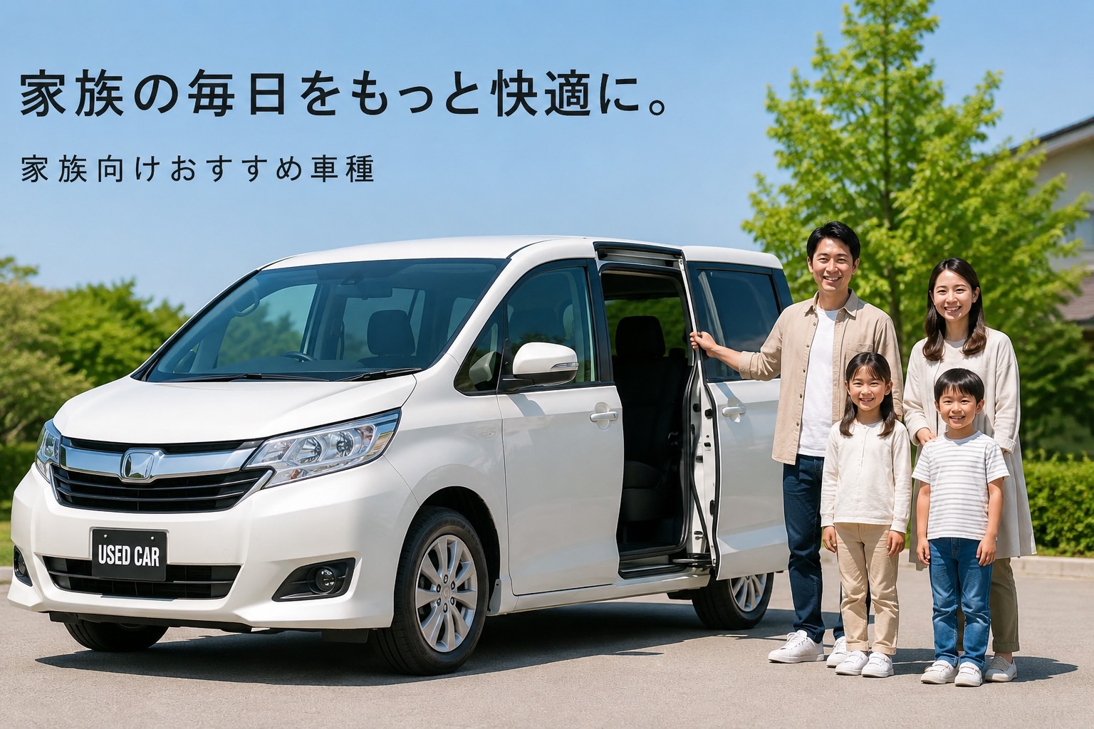家族でのお出かけにおすすめの車種をご紹介！🚗👨‍👩‍👧‍👦