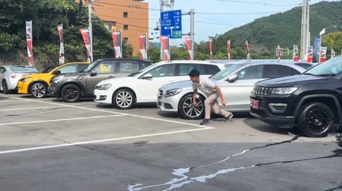 お出迎えの練習！
