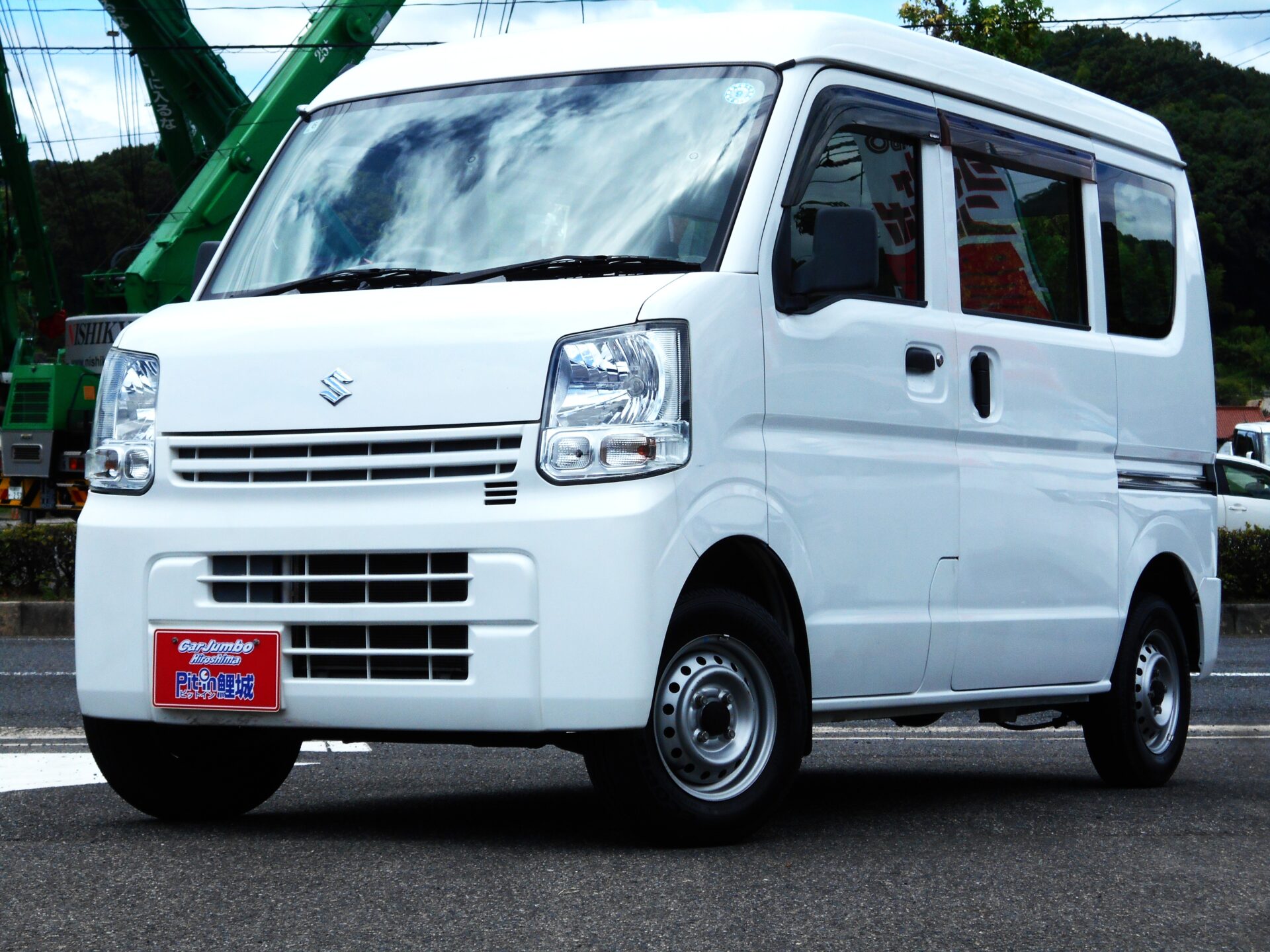 H28年式 エブリーバン PA 走行56000km (184284)インパネAT ハイルーフ ETC 集中ロック AMFMラジオ エアコン パワステ プライバシーガラス エアバック 4人乗り