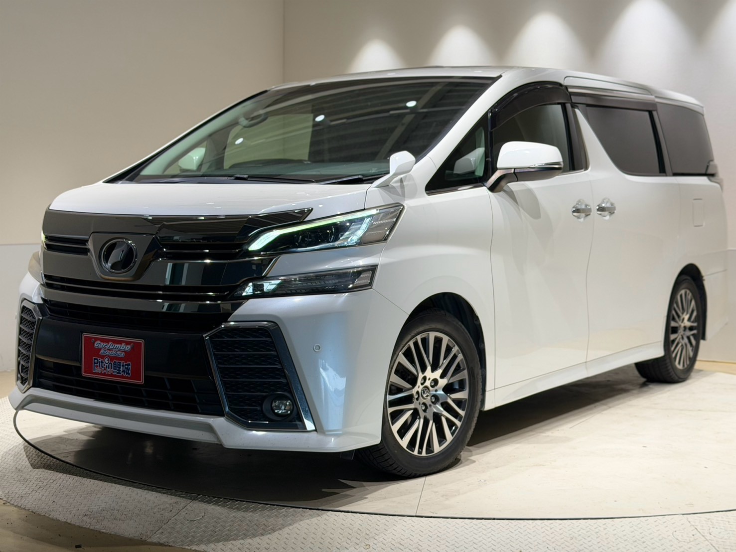 H２９y　トヨタ　ヴェルファイア　Z　Gエディション　アルパインナビ　アルパインフリップダウン　サンルーフ　両側Ｐスライドドア　ハーフレザーシート　オットマン　クリアランスソナー　Ｐバックドア　ＥＴＣ　Ｂカメラ　純正１８ＡＷ　両席Ｐシート【188】0114301